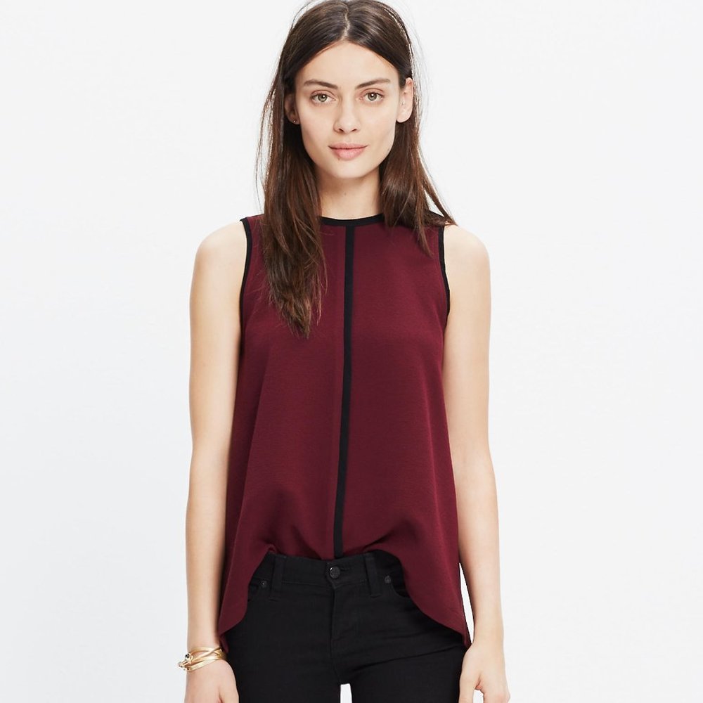 Madewell Crepe Tank Top | Size M